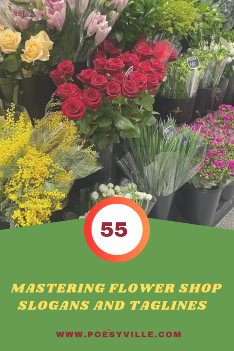 Mastering Flower Shop Slogans And Taglines