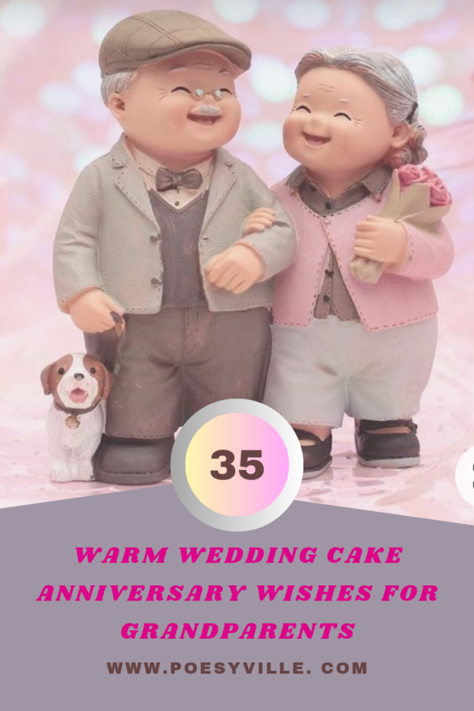 Wedding anniversary cake wishes for grandparents 