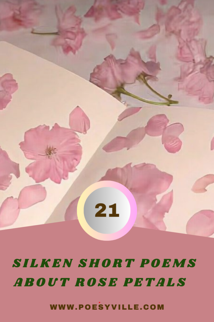 Short Poems About Rose Petals 