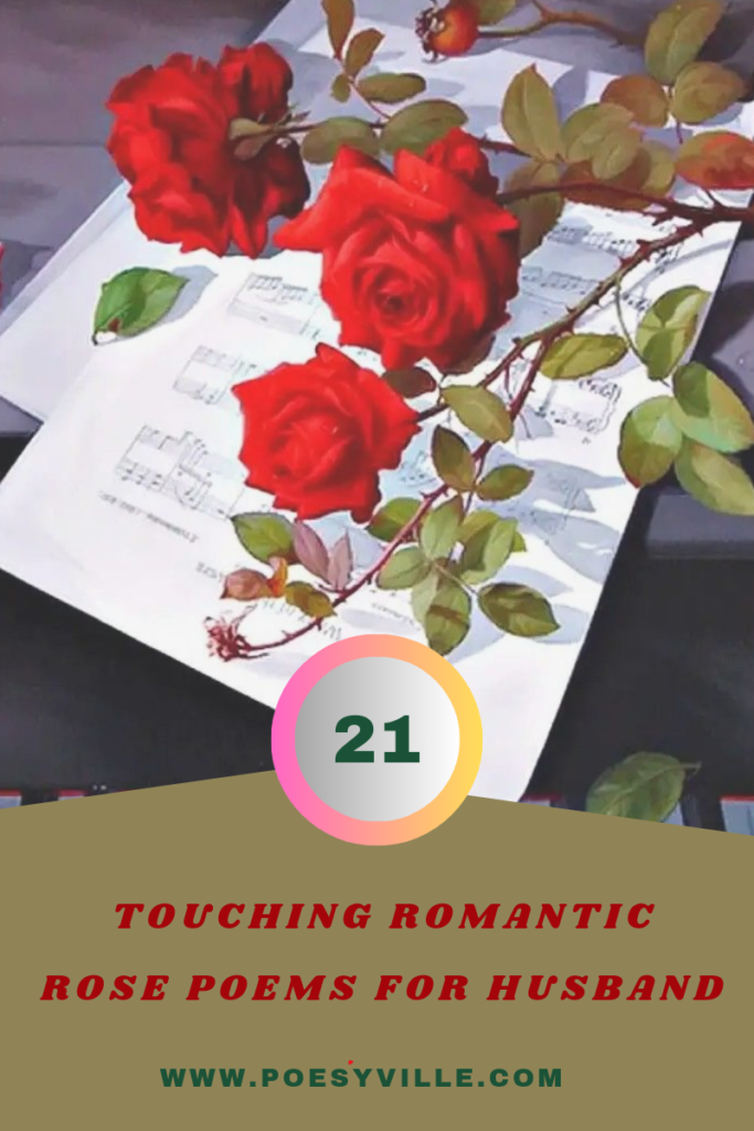 Romantic Rose Poems For Husband 